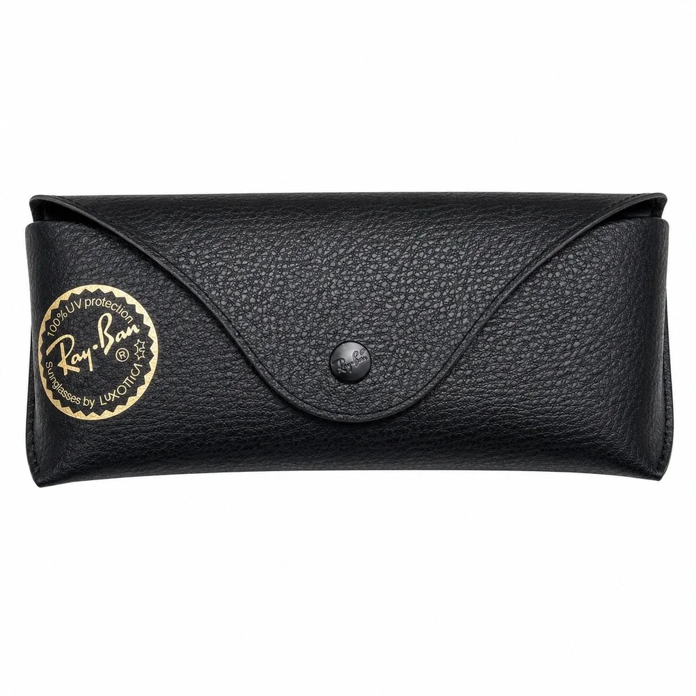 Ray-Ban Black Snap Eyeglass Sunglasses Case Logo Soft Shell